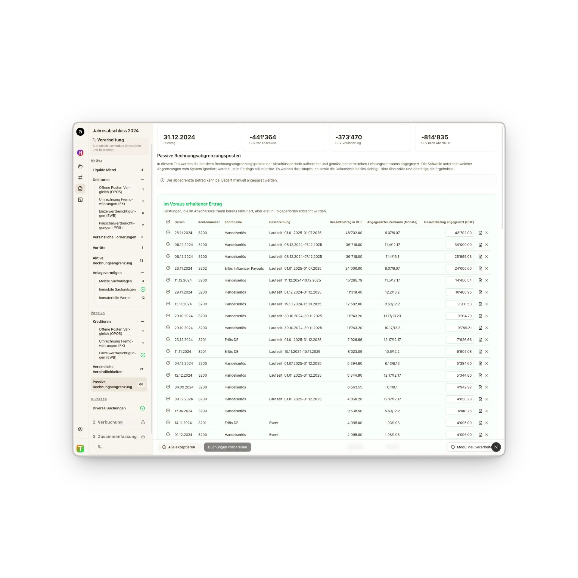 Closing: Automatisierter Abschluss-Workflow mit 12 Schritten