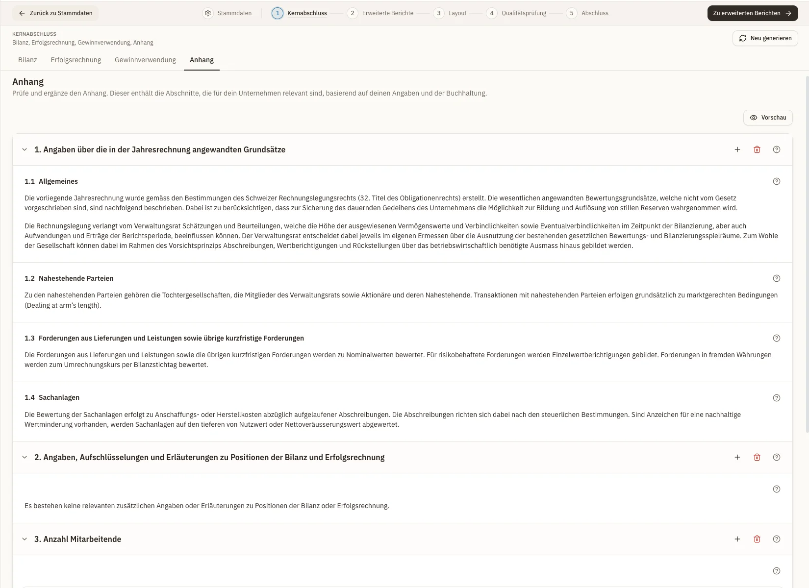 Arcarius Reporting – Live editing of financial reports