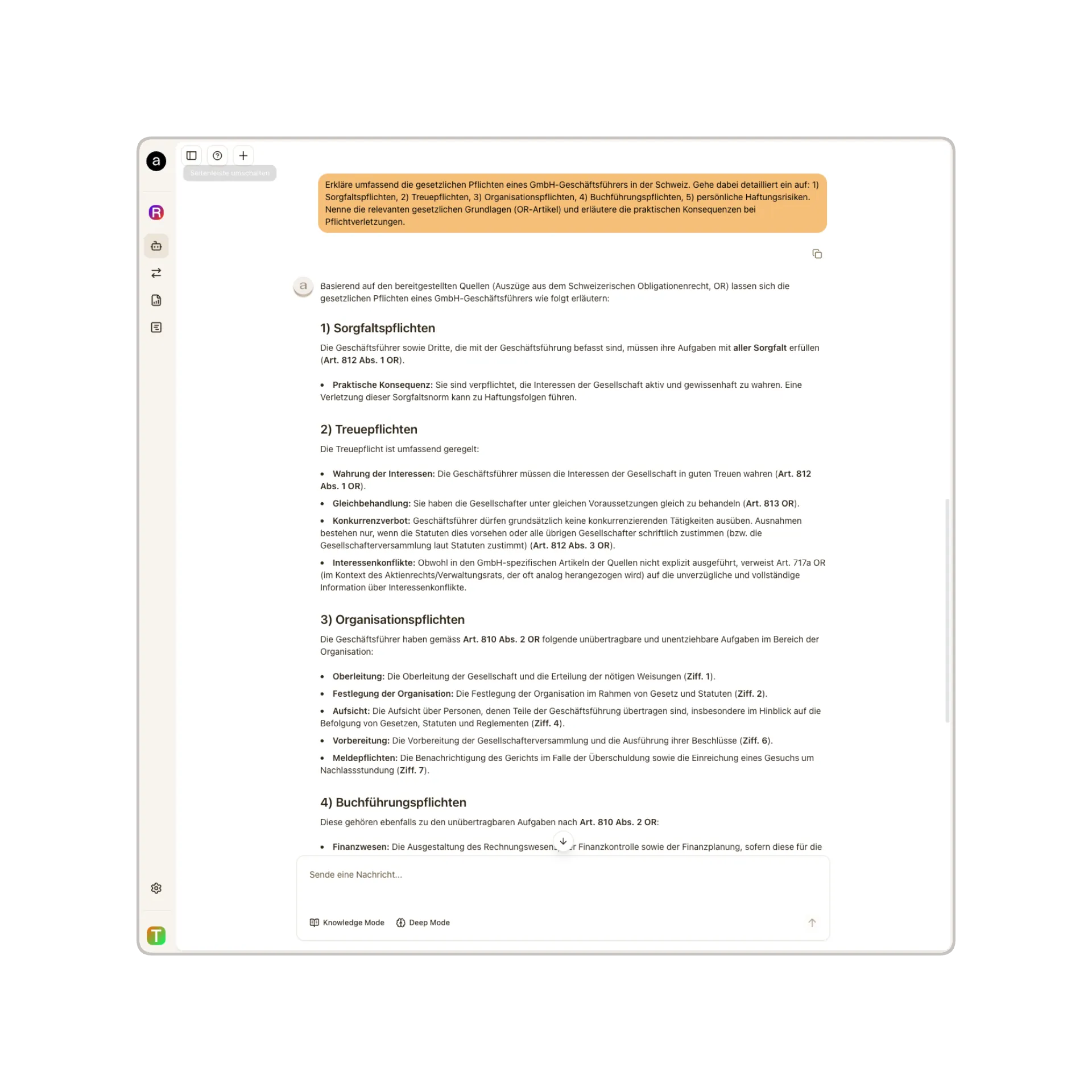 Arcarius One-on-One – Deep Mode mit Dokumenten-Upload für Revisionsanfragen